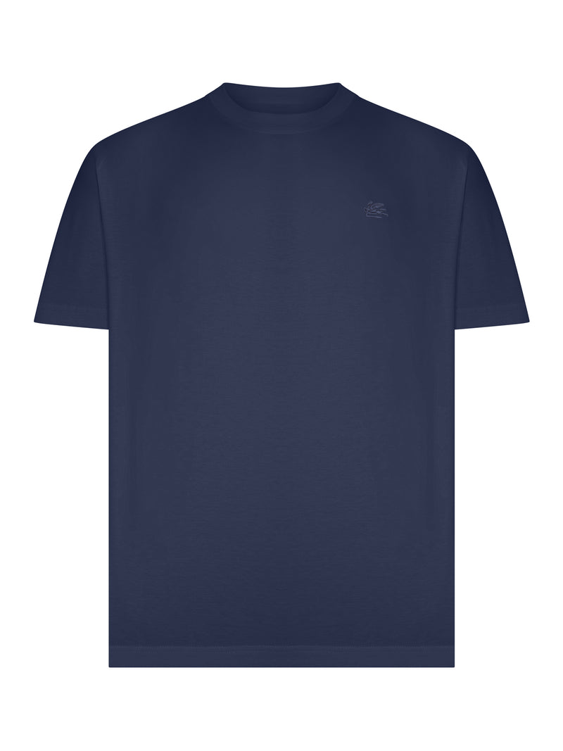 T-SHIRT ROMA IN COTONE CON LOGO RICAMATO