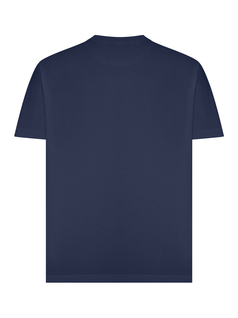 T-SHIRT ROMA IN COTONE CON LOGO RICAMATO