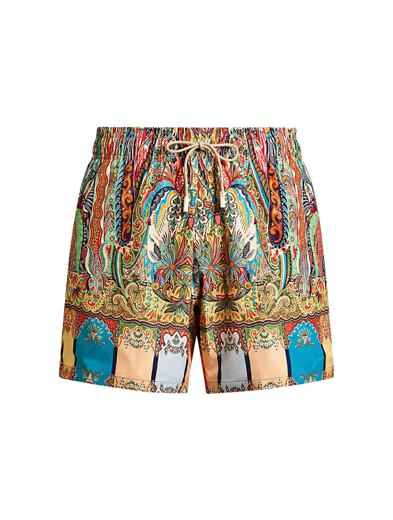 COSTUME CON STAMPA PAISLEY FLOREALE PIAZZATA