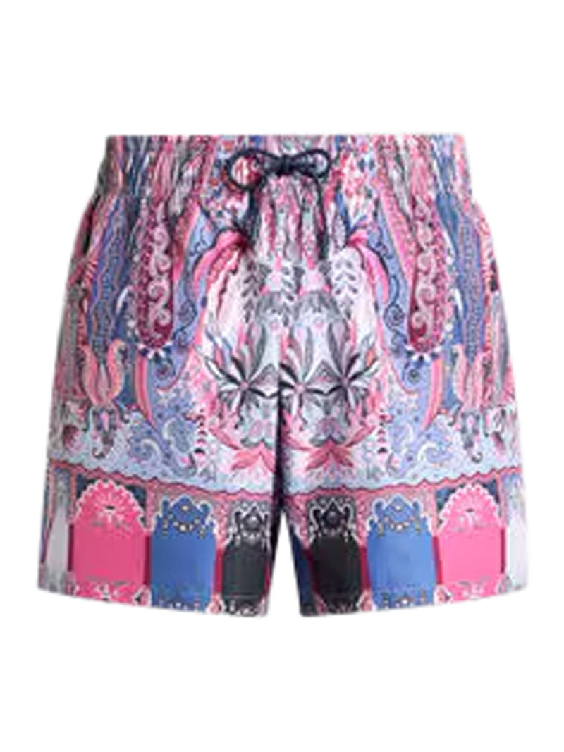 COSTUME CON STAMPA PAISLEY FLOREALE PIAZZATA