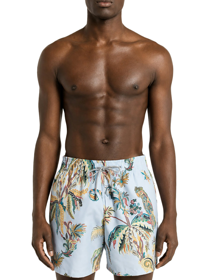 COSTUME DA BAGNO CON STAMPA PIAZZATA