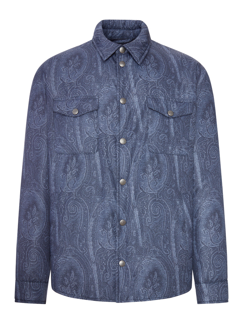 OVERSHIRT CON MOTIVO PAISLEY