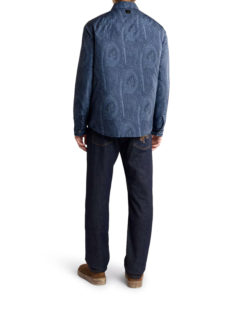 OVERSHIRT CON MOTIVO PAISLEY