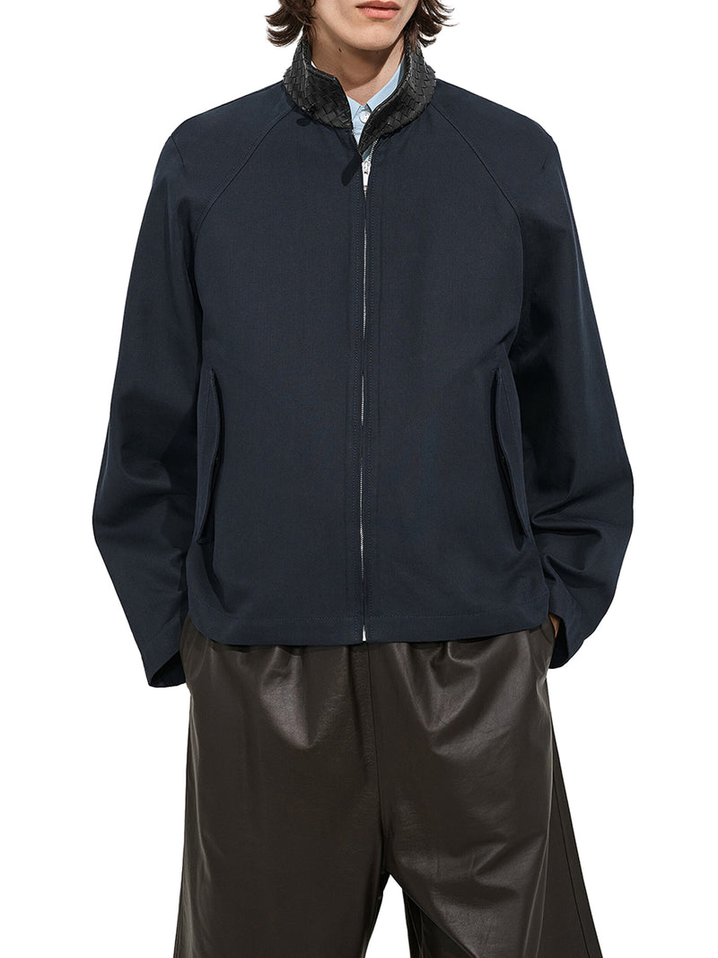 GIACCA HARRINGTON IN GABARDINE DI COTONE