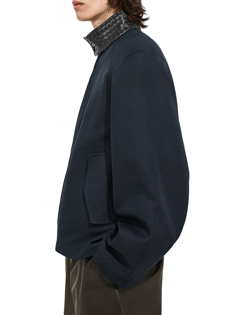 GIACCA HARRINGTON IN GABARDINE DI COTONE