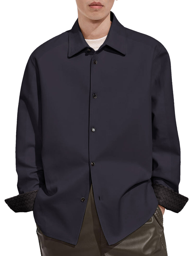 OVERSHIRT IN GABARDINE DI COTONE