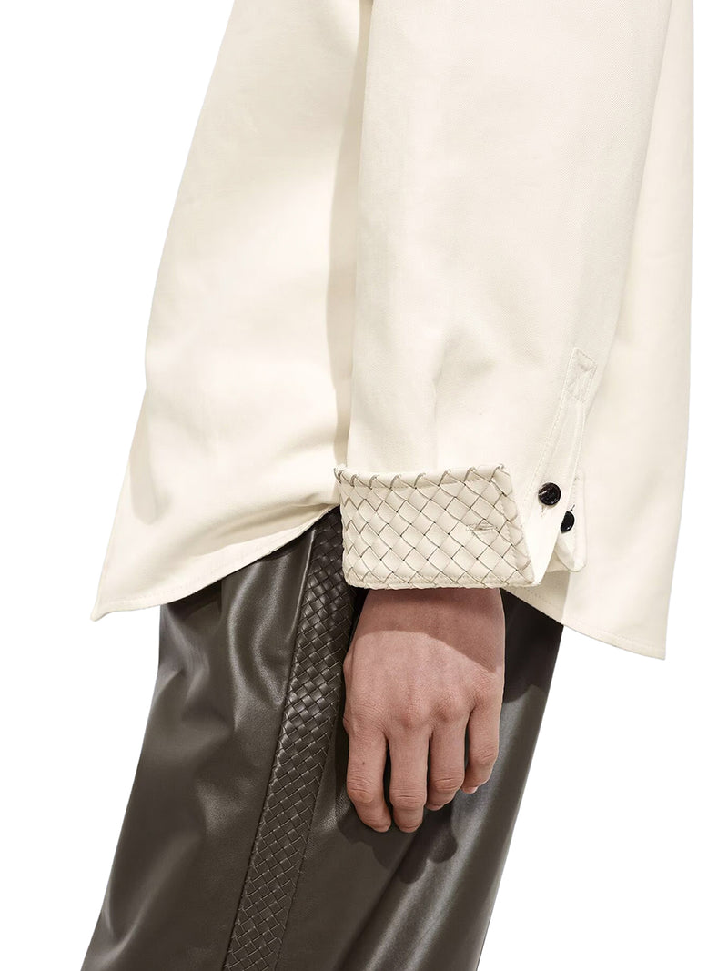 OVERSHIRT IN GABARDINE DI COTONE