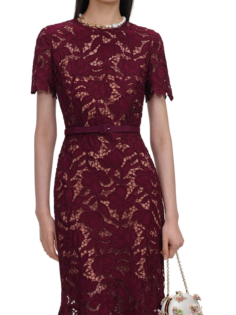 ABITO MIDI IN PIZZO
