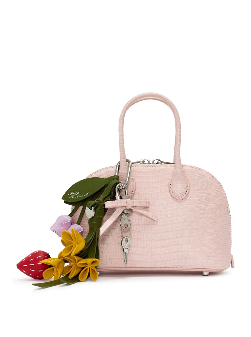 MINI BORSA IN PELLE CON CIONDOLO