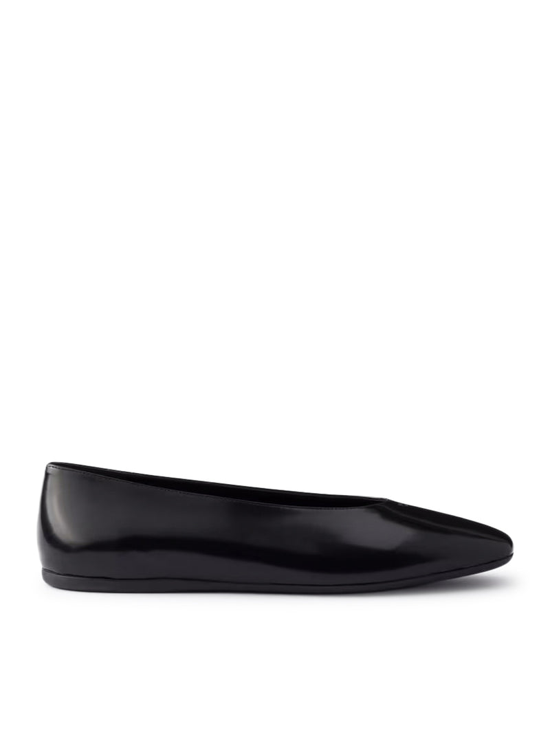 BALLERINE IN PELLE SPAZZOLATA
