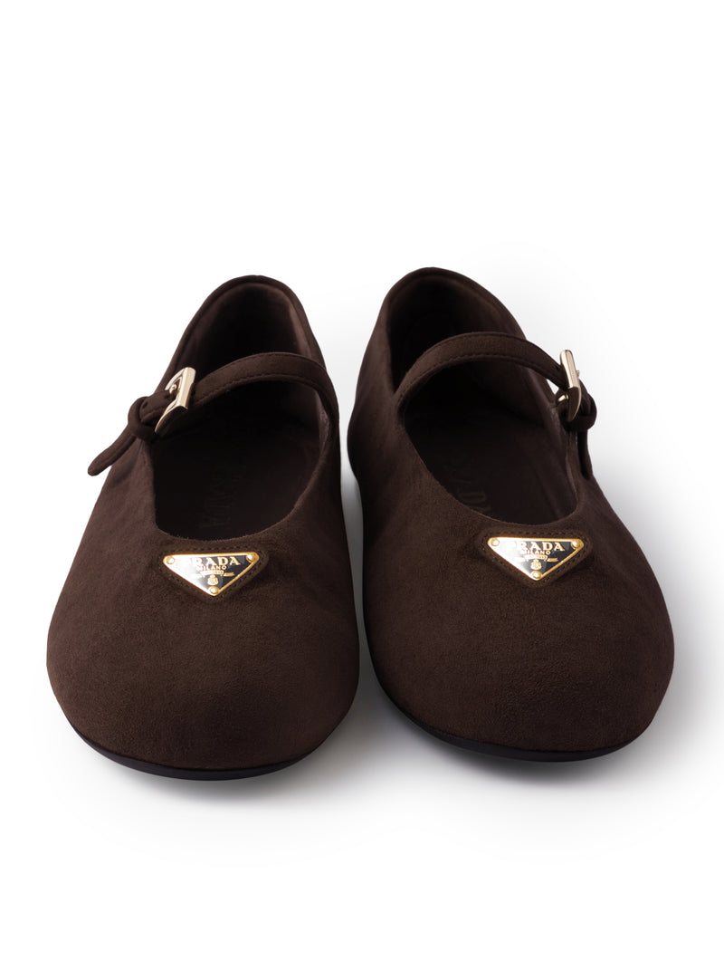 BALLERINE IN PELLE SCAMOSCIATA