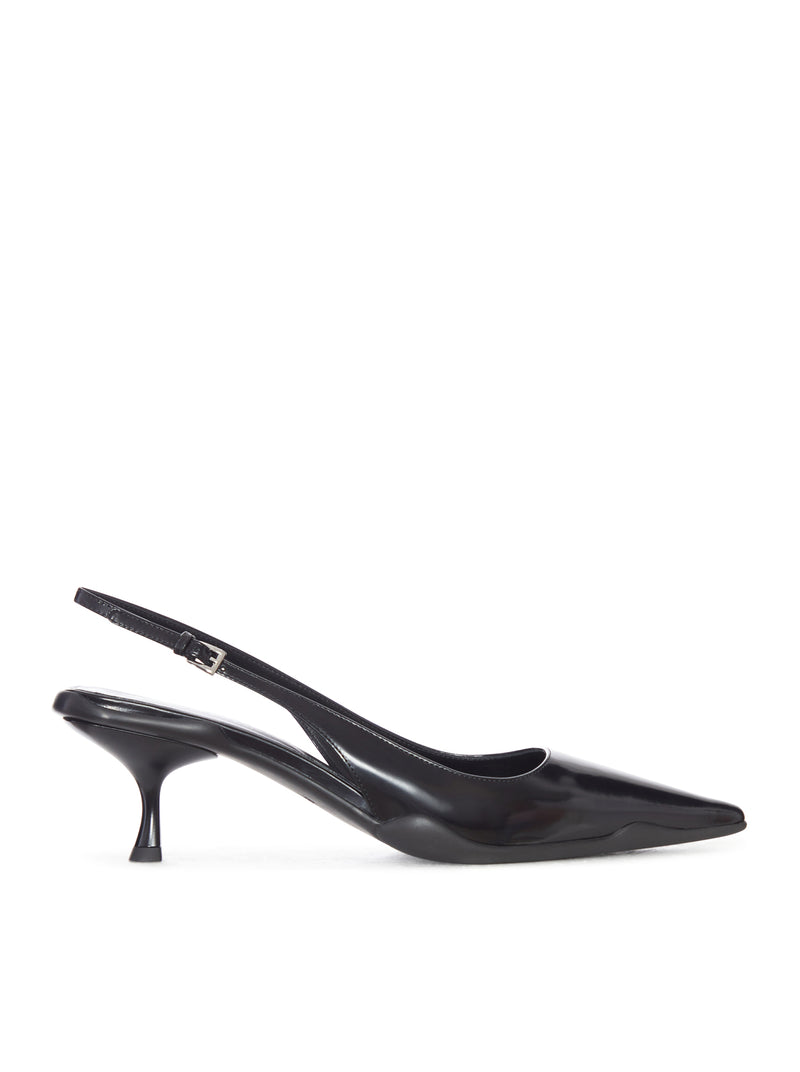 DÉCOLLETÉ SLINGBACK IN PELLE LISCIA