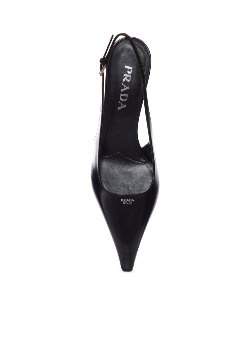 DÉCOLLETÉ SLINGBACK IN PELLE