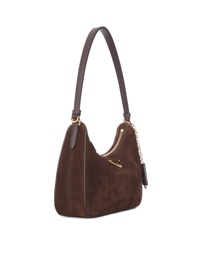 MINI BORSA PRADA RE-EDITION 2005 IN PELLE SCAMOSCIATA