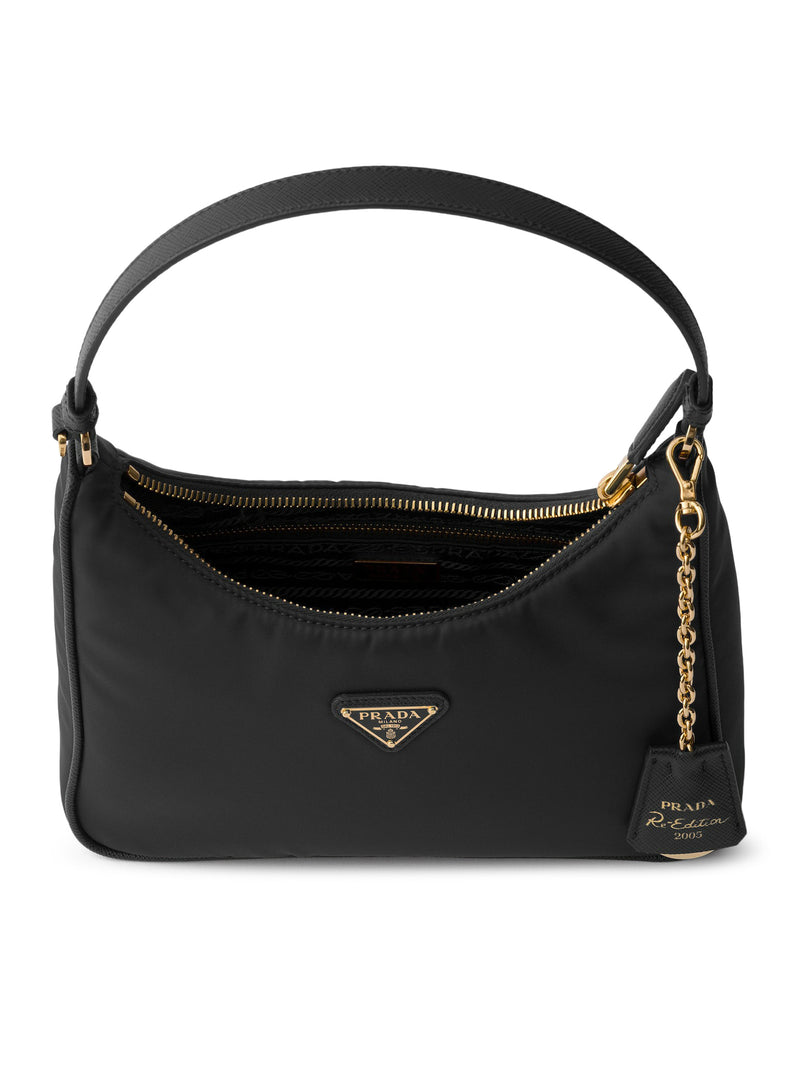 MINI BORSA PRADA RE-EDITION 2005 IN RE-NYLON E SAFFIANO