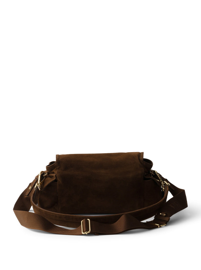 BORSA A SPALLA EXPLORE MEDIUM IN PELLE SCAMOSCIATA