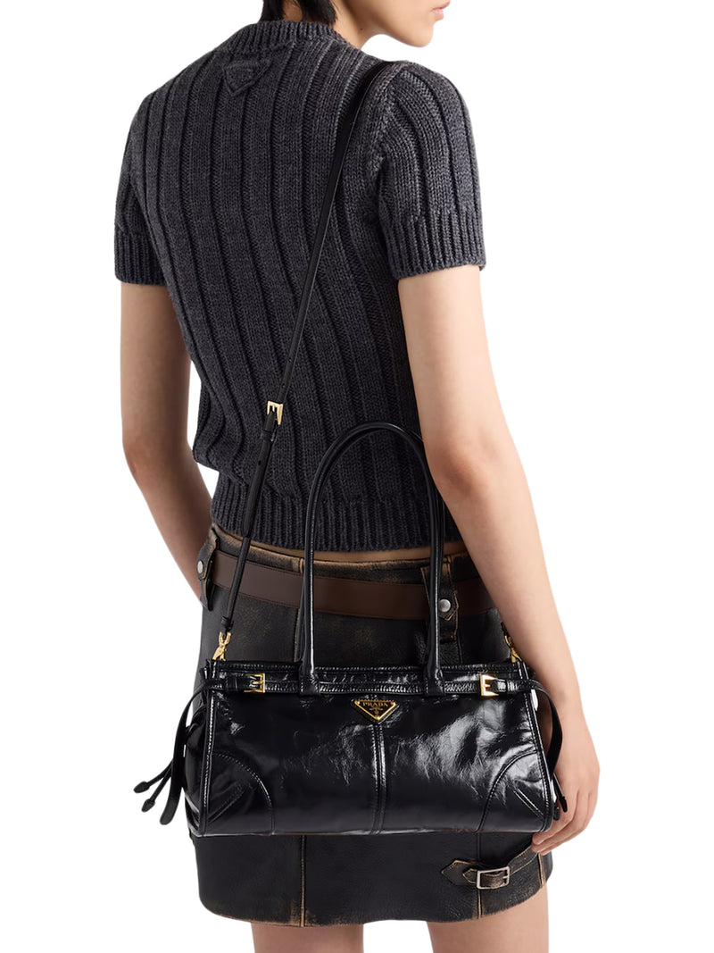 BORSA A MANO PRADA BONNIE MEDIUM IN PELLE