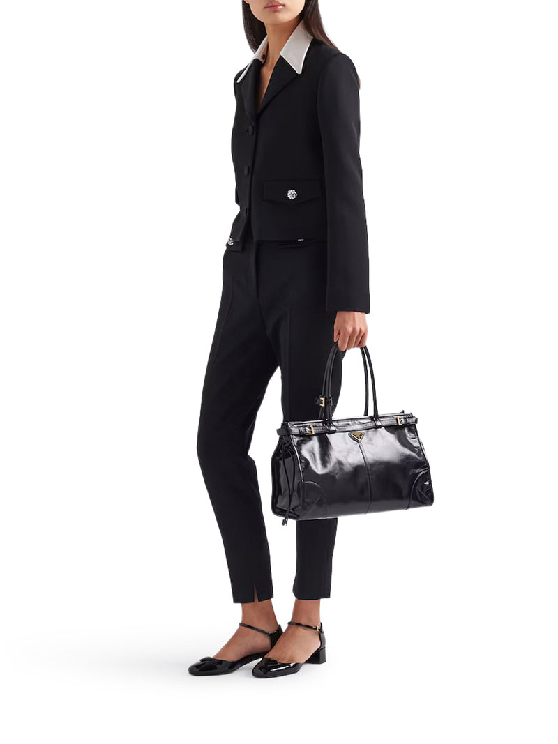 BORSA A MANO PRADA BONNIE LARGE IN PELLE