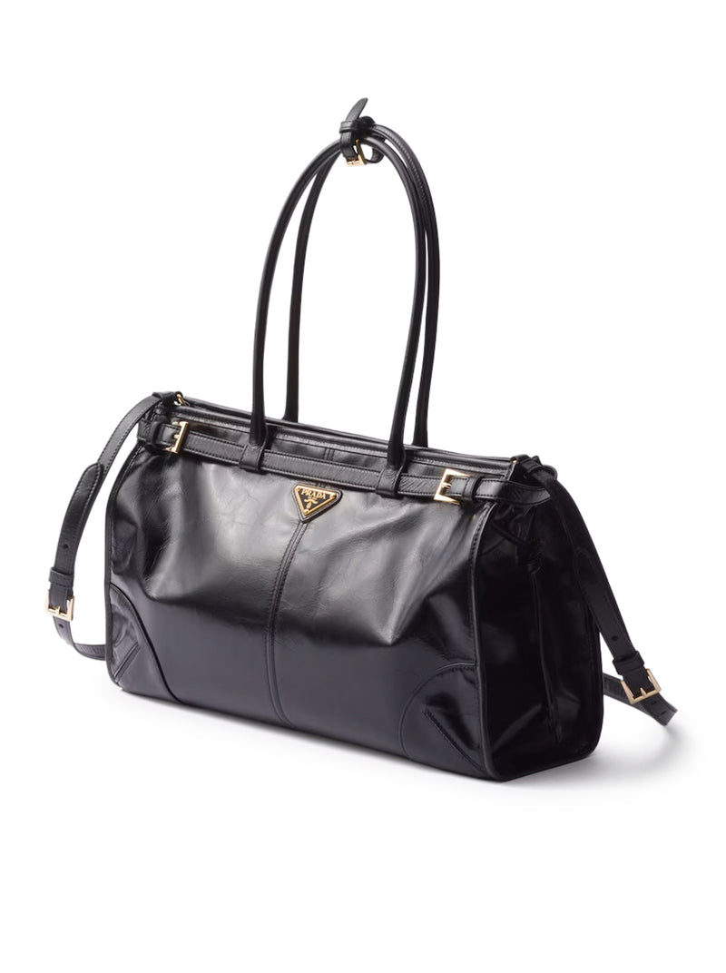 BORSA A MANO PRADA BONNIE LARGE IN PELLE