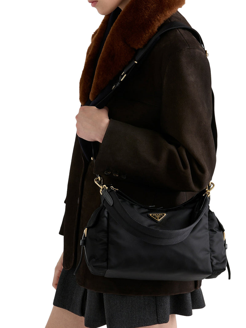 BORSA PRADA EXPLORE LARGE IN RE-NYLON E PELLE