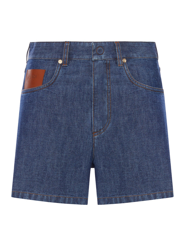 SHORTS IN DENIM CHAMBRAY