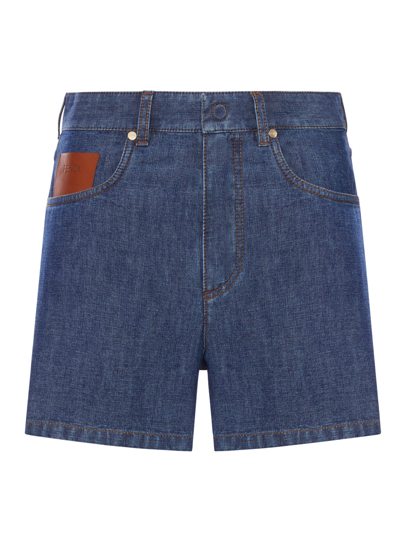 SHORTS IN DENIM CHAMBRAY
