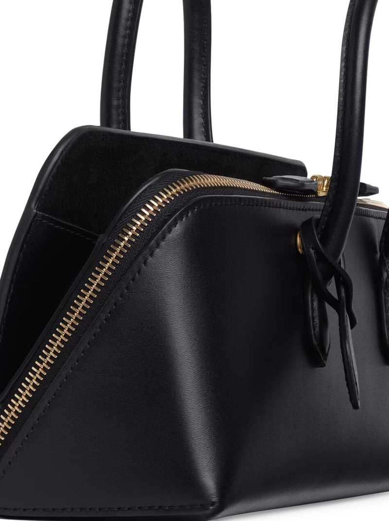 BORSA DELTA PICCOLA IN PELLE DI VITELLO BOX