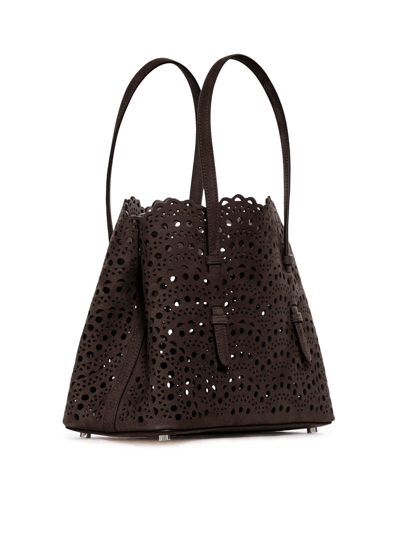 BORSA MINA 25 IN LUSSUOSA PELLE SCAMOSCIATA