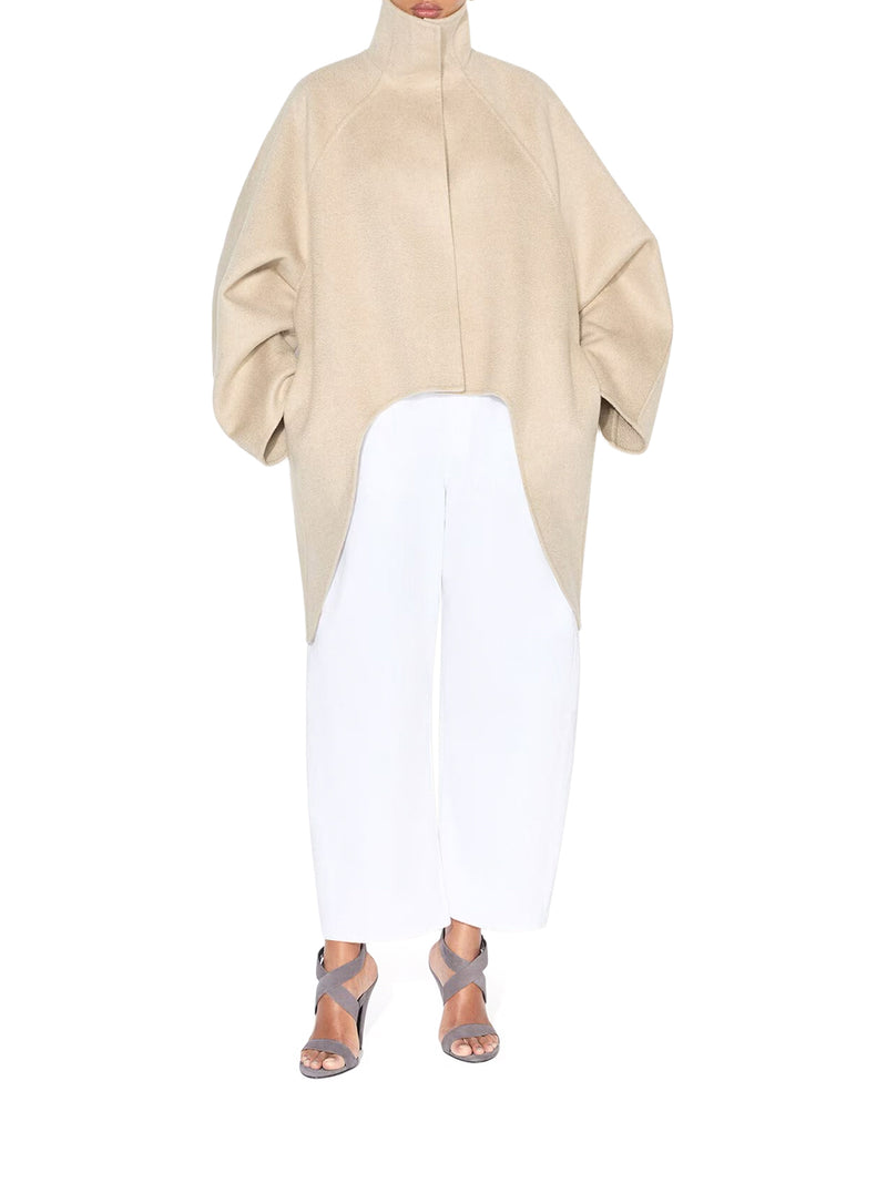 CAPPOTTO ASIMMETRO IN CASHMERE