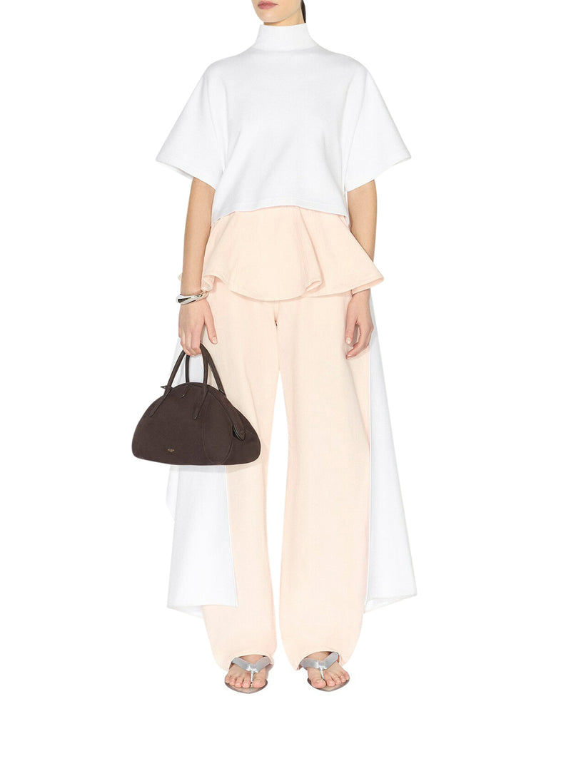 PANTALONI ROUND IN DENIM DI COTONE