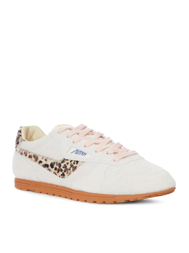SNEAKERS WINDSPIN IN SUEDE E DETTAGLI ANIMALIER
