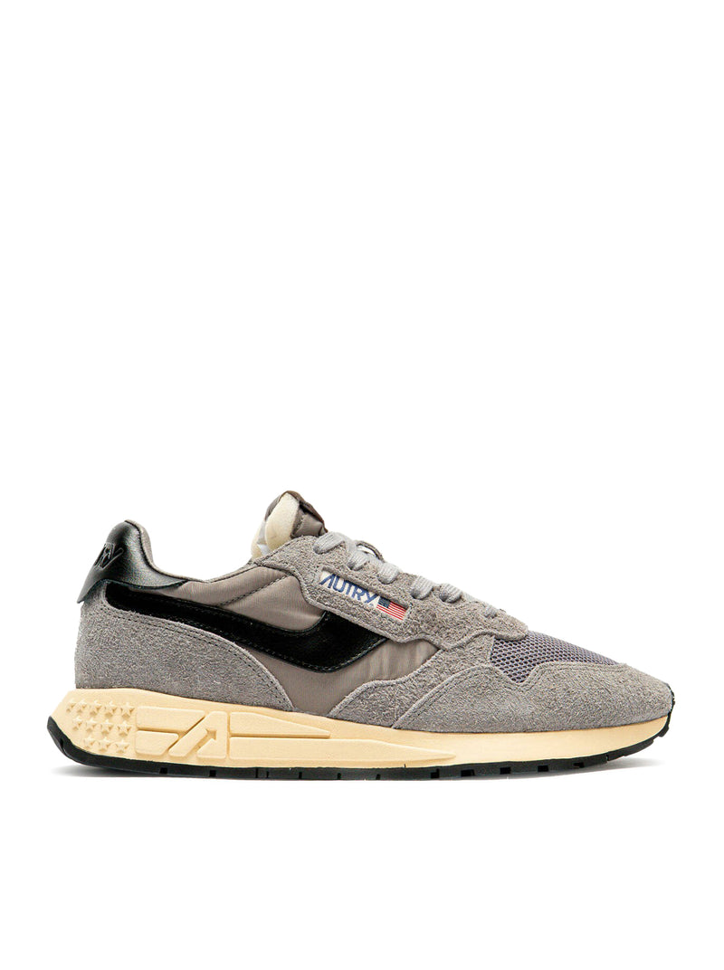 SNEAKER REELWIND LOW IN NYLON E SUEDE