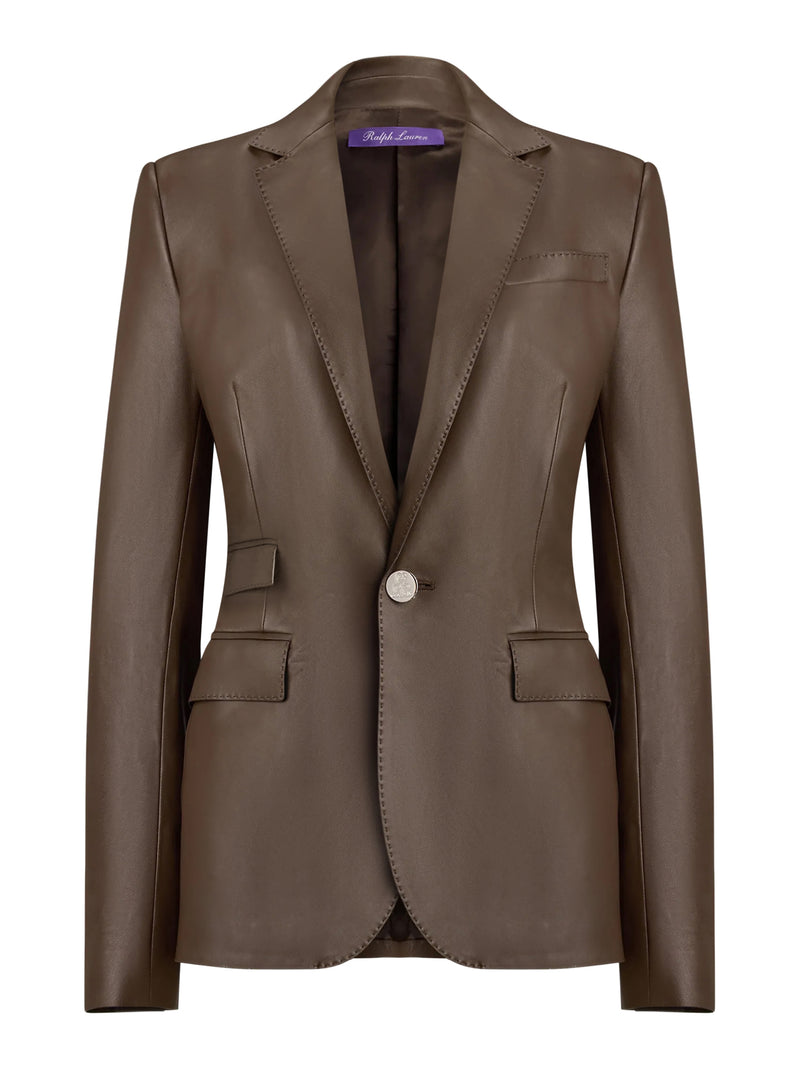 BLAZER PARKER IN NAPPA LISCIA