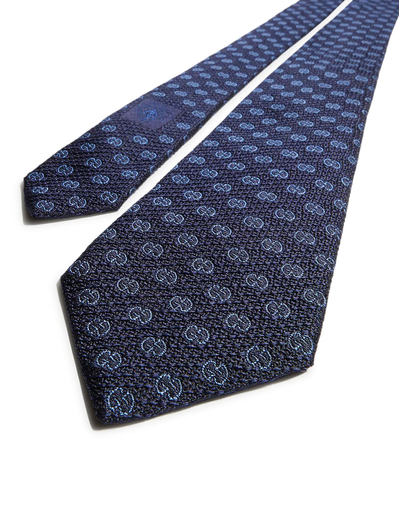 CRAVATTA IN JACQUARD DI SETA GG