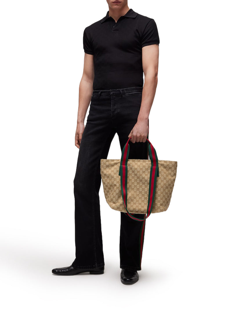 BORSA SHOPPING CON MOTIVO GG MISURA PICCOLA