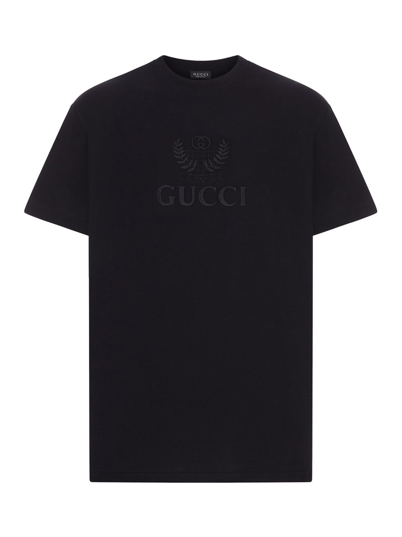 T-SHIRT IN JERSEY DI COTONE CON RICAMO