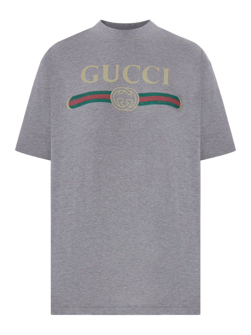 T-SHIRT IN COTONE CON LOGO FRONTALE