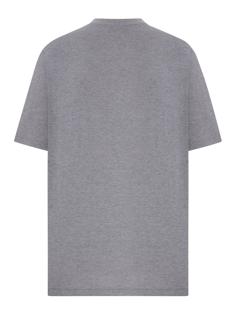 T-SHIRT IN COTONE CON LOGO FRONTALE