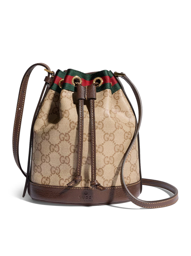 MINI BORSA A SECCHIELLO CON NASTRO WEB