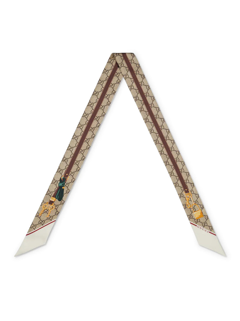 NASTRO IN TWILL DI SETA STAMPATO