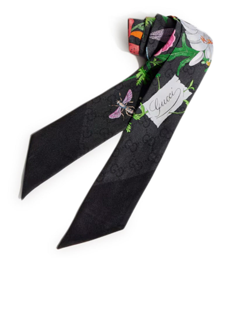 FOULARD IN SETA STAMPATA