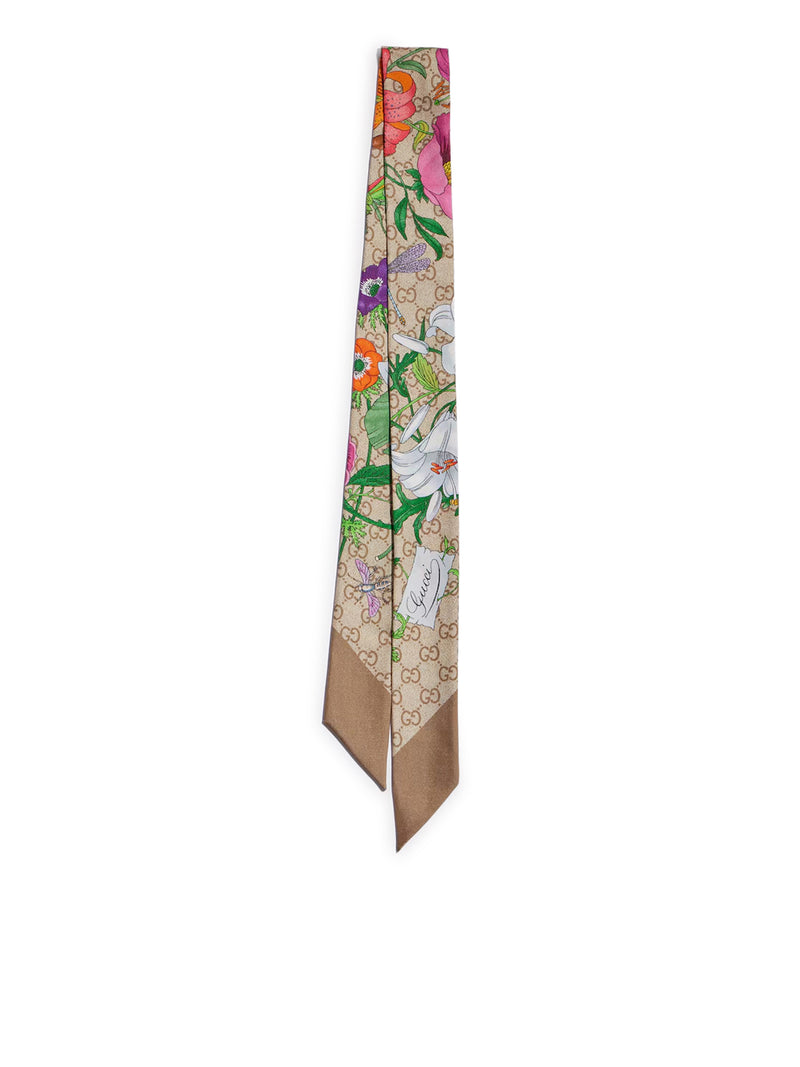 FOULARD IN SETA STAMPATA