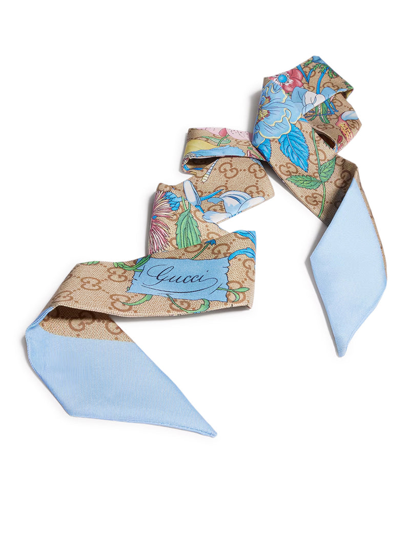 FOULARD FLORA IN SETA STAMPATA