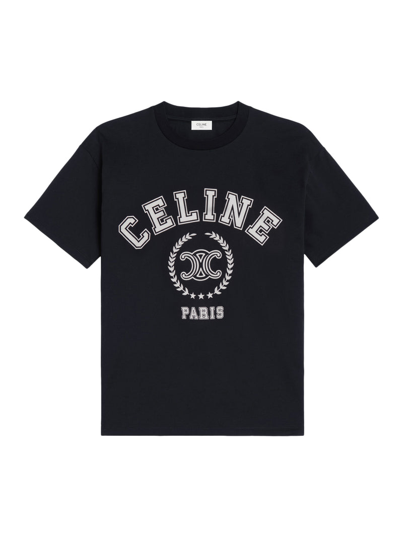 T-SHIRT A MANICHE LUNGHE IN JERSEY DI COTONE