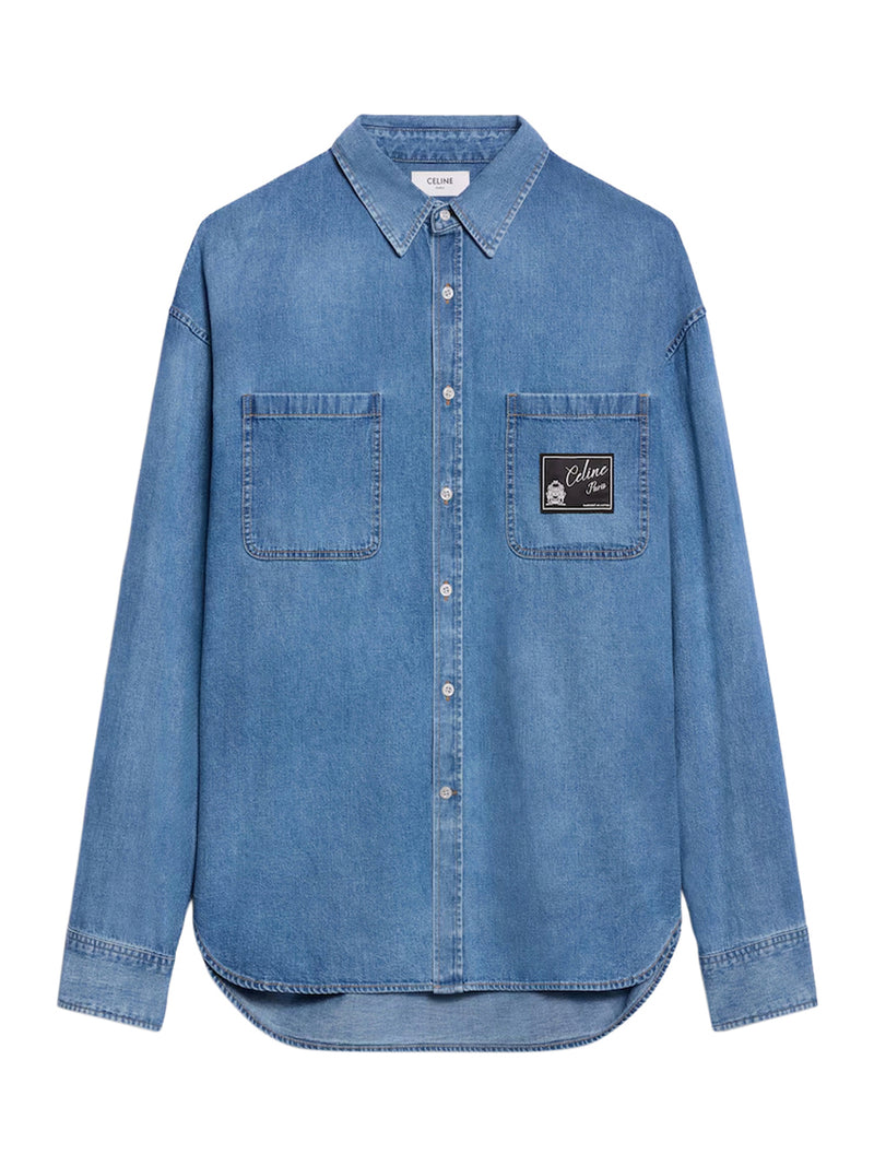 CAMICIA IN DENIM DI COTONE