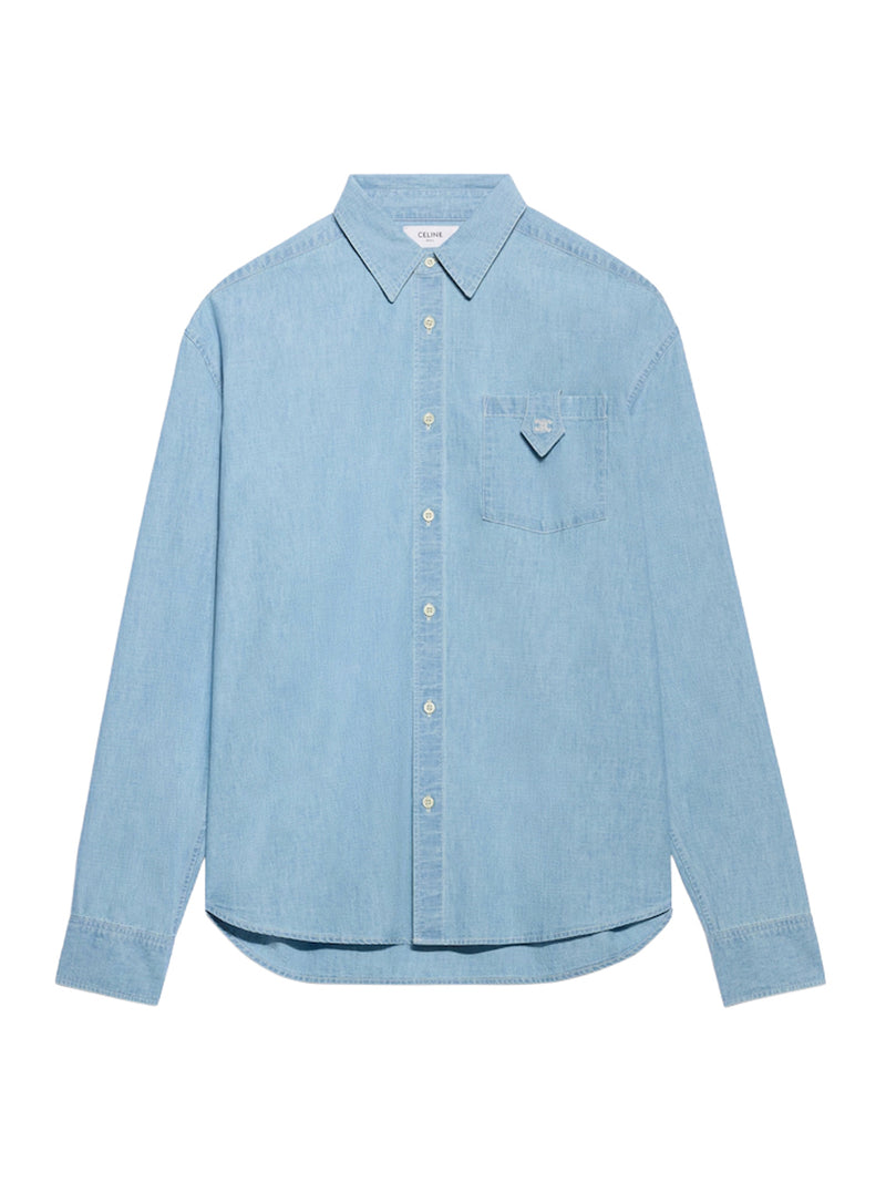 CAMICIA IN DENIM DI COTONE