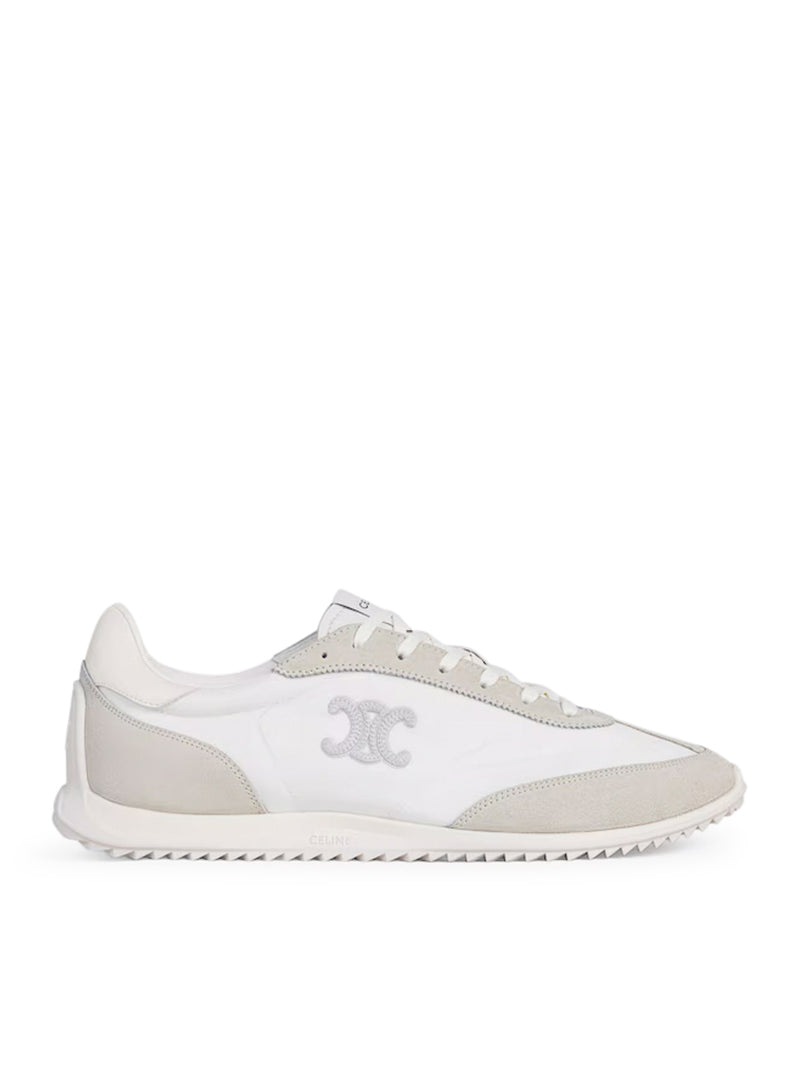 SNEAKER BASSA STRINGATA IN PELLE DI VITELLO SCAMOSCIATA