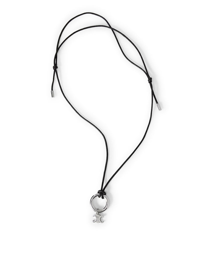 COLLANA CHARMS TRIOMPHE IN COTONE E OTTONE CON FINITURA RODIATA