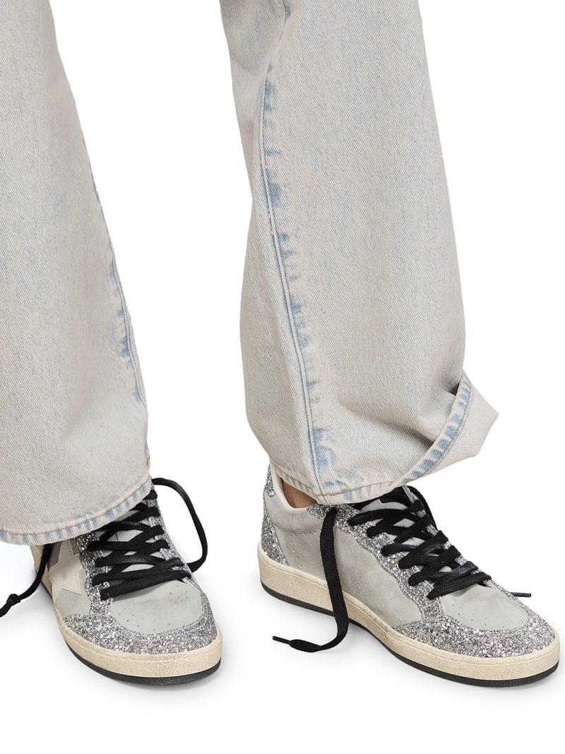 SNEAKERS BALL-STAR IN SUEDE CON INSERTI GLITTER