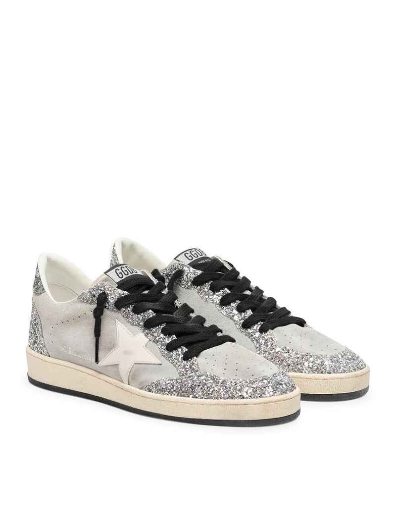 SNEAKERS BALL-STAR IN SUEDE CON INSERTI GLITTER